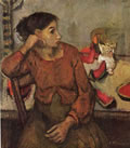 Cocomeraia, 1950-’55, olio su tela, cm 80x70, Napoli, collezione Spena